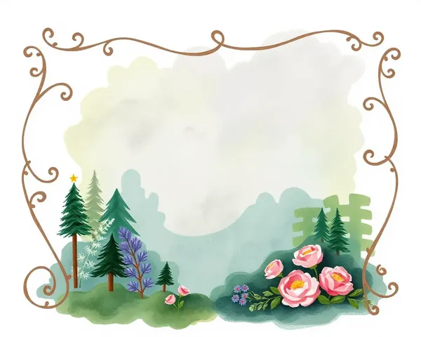 Whimsical Font Illustrates Fantastical Forest