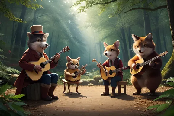 Whimsical Forest of Alphabetical Creatures Harmonizes