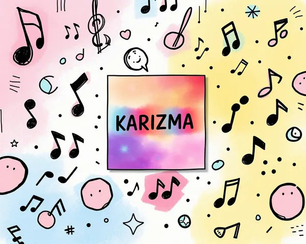 Whimsical Hand-Drawn Karizma Album Cover Art Background HD