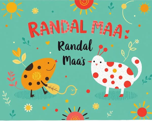 Whimsical Illustration of Randal Maa's Invitation Card Design