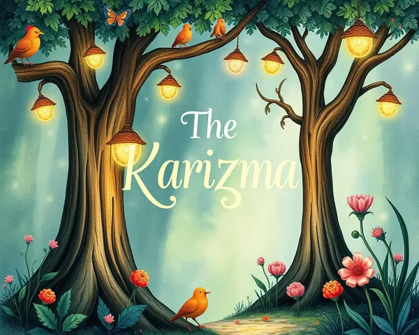 Whimsical Karizma Album Frame with Mystical Forest