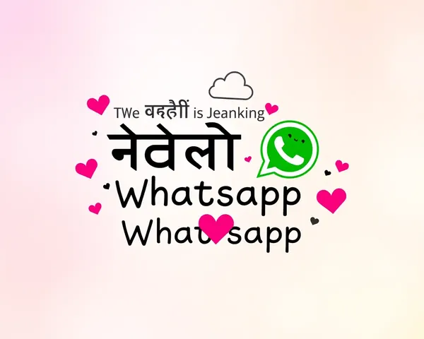 Whimsical Sanskrit Words WhatsApp Elements Combination