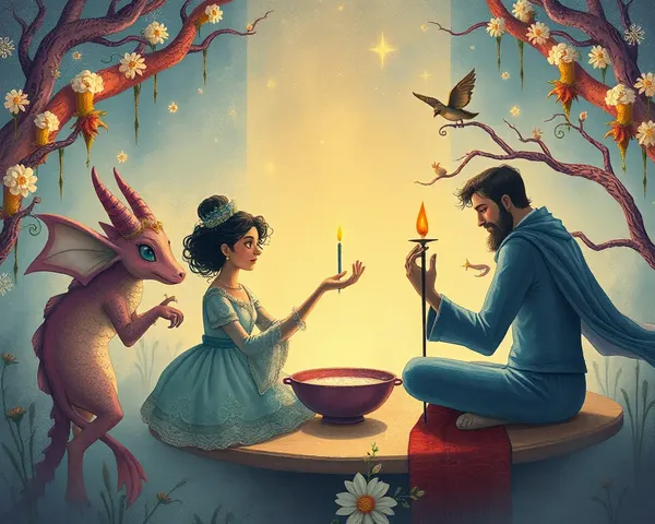 Whimsical Shiv Vivah Fantasy Illustration