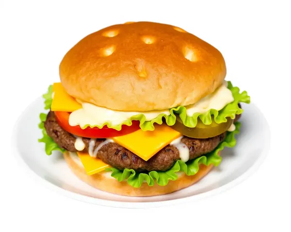 Whopper Sandwich PNG Image with Perfectly Arranged Ingredients