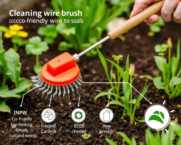 Wire Brush Diagram for Gardening and Landscaping Projects