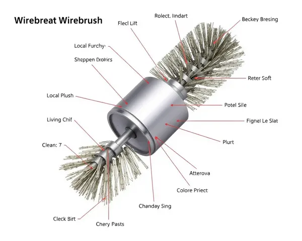 Wire Brush Diagram for Metal Surface Cleaning
