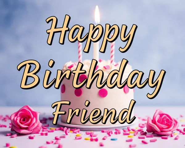 Wishing You a Happy Birthday with Friend Images