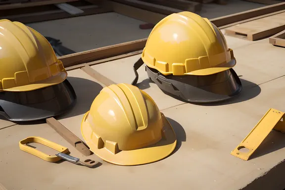 Yellow Hard Hat for Yellow Construction