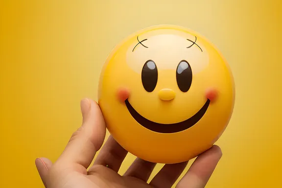 Yellow Smiley Face with Yellow Background