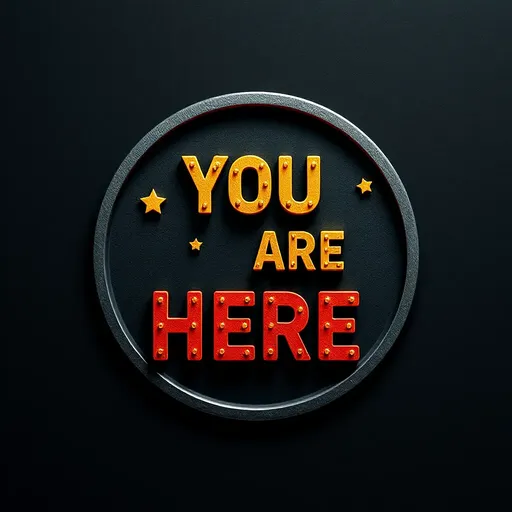 You Are Here Icon: Identifying Your Current Location