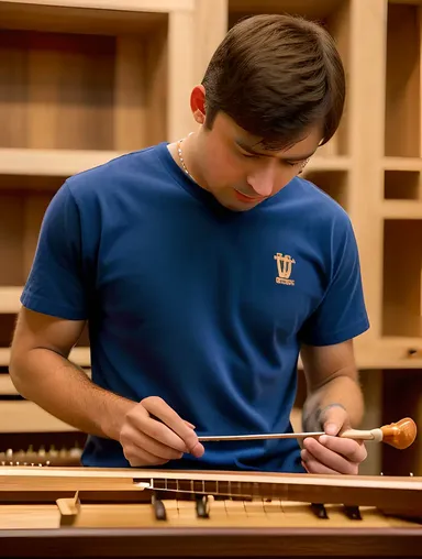Young Musician Crafts Custom Buke with Finest Woods and Materials