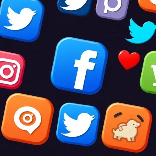 png icons social media for Online Presence