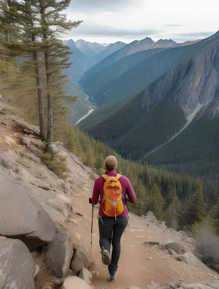 Adult Aunty Hikes in the Mountains