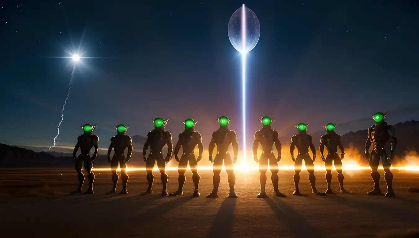 Alien Forms Unite with Omnitrix Energy Signature Glowing