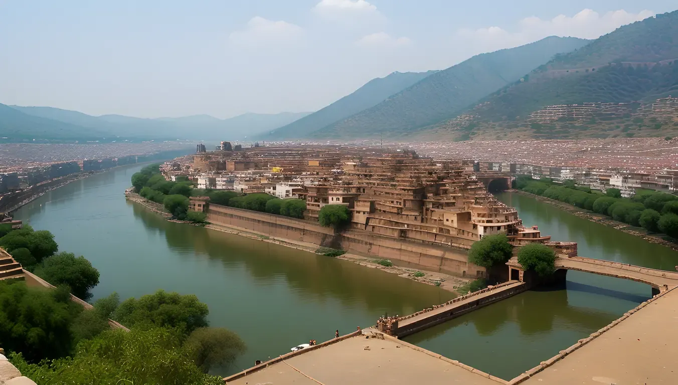 Ancient City of Ujjain with Kshipra River and Varahamihira's Birthplace
