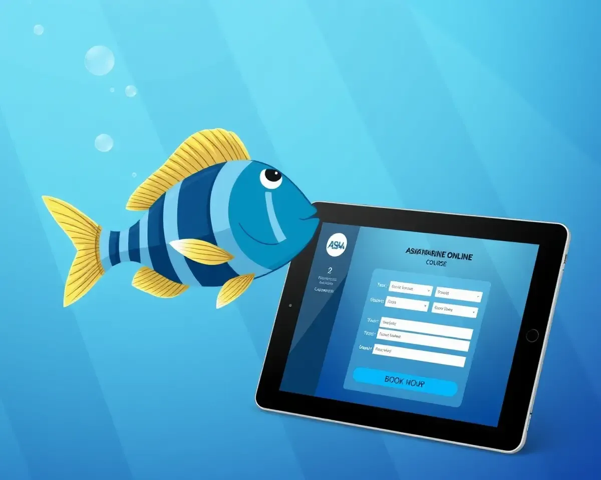 Asha Marine Online Course Booking Fish Swim