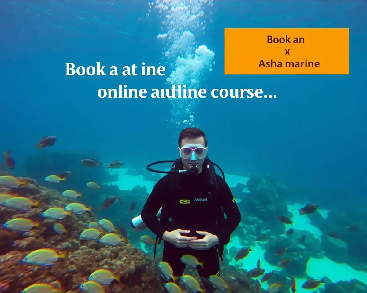 Asha Marine Online Course Booking Underwater Scene