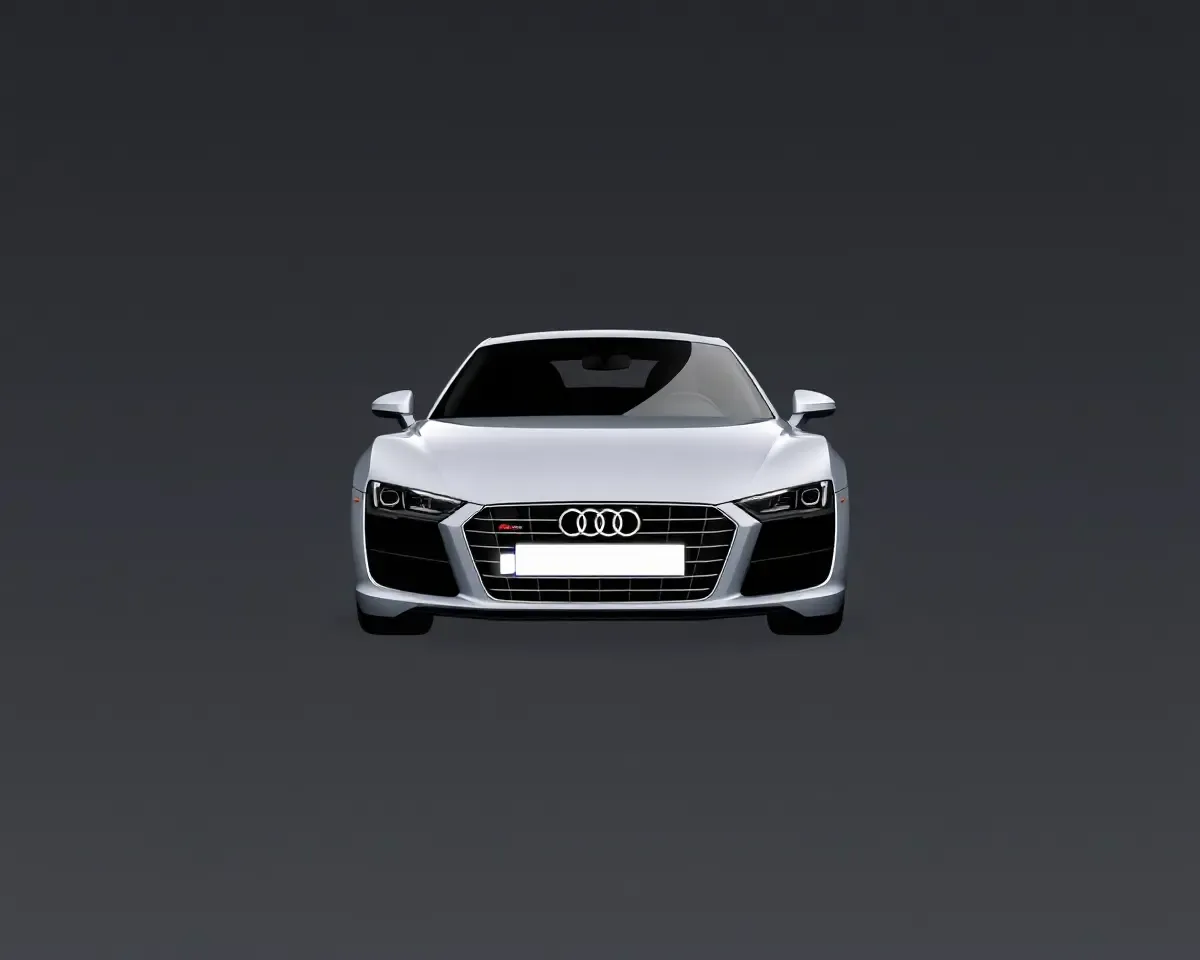 Audi Logo Integrated with iPhone Wallpaper Modern Design