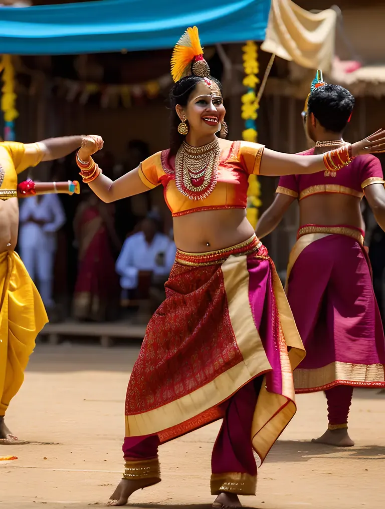 Bansi Festival: Colorful Decorations and Joyful Music