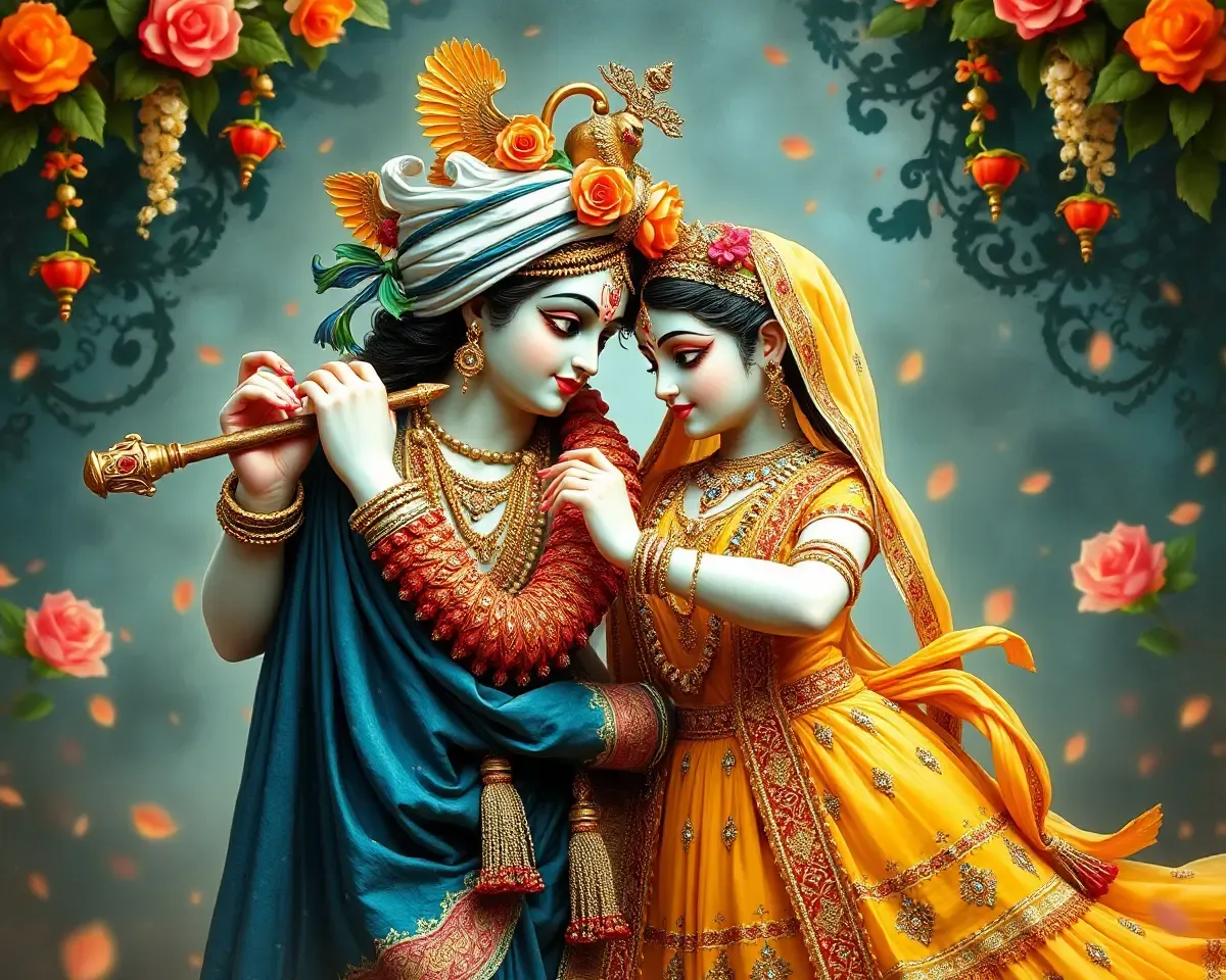 Beautiful Romantic Radha Krishna Images for Wallpaper and Desktop