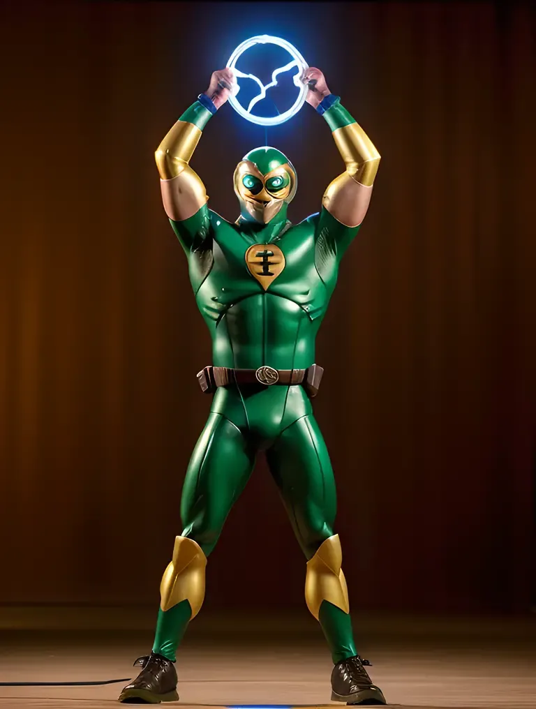 Ben Tennyson as Four Arms Defeats Villain with Omnitrix