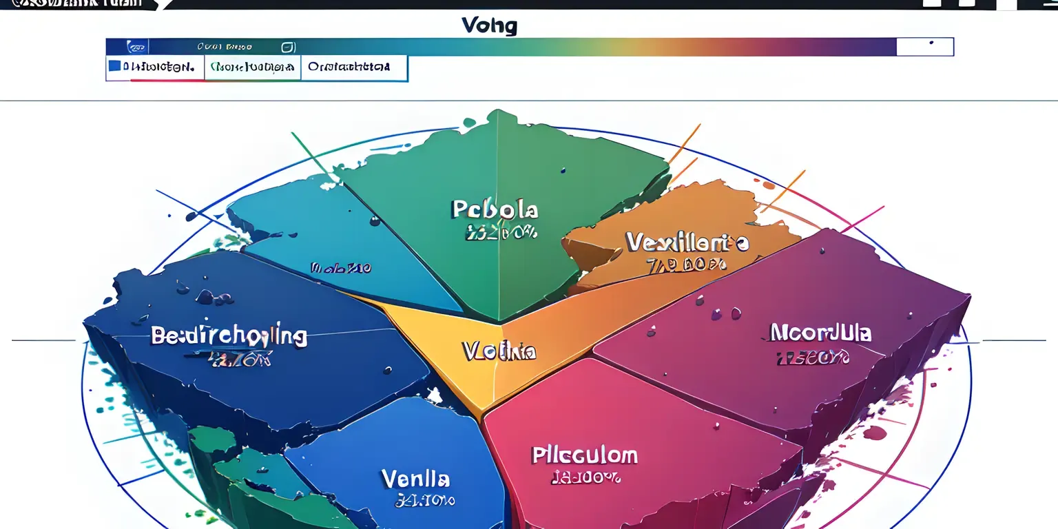 Bendigo Election Results Illustrated on City Map Pie Chart