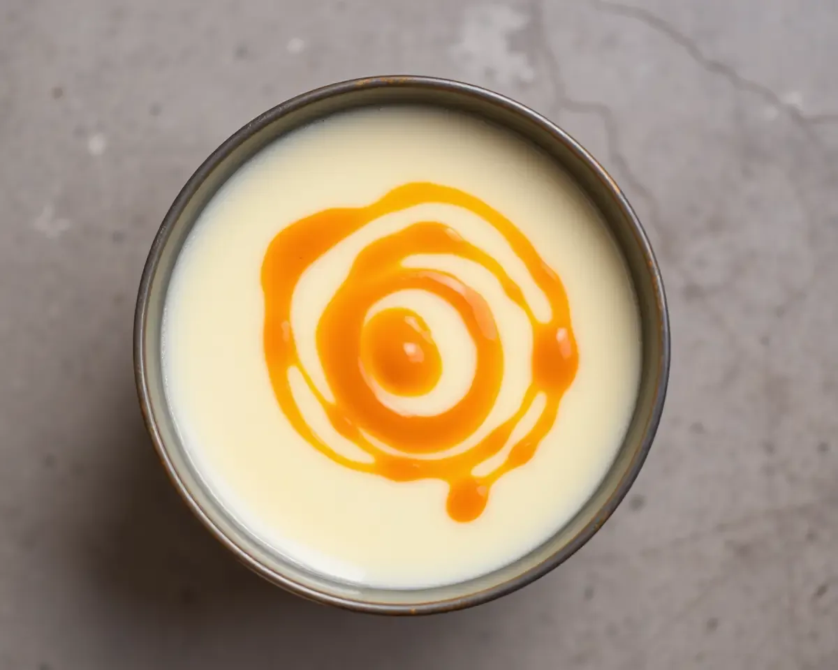 Bengali Sweet Dish with Swirl of Condensed Milk