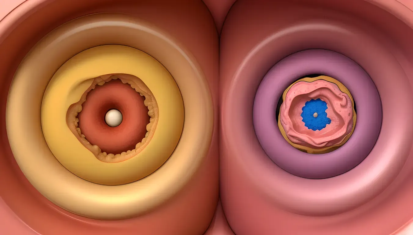 Benign Neoplasm Growing Inside Human Body in 3D
