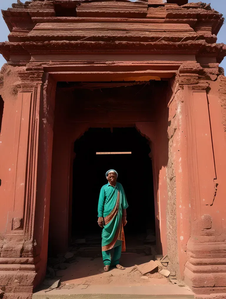 Bhoot Haunts Old Temple, Causing Walls to Crumble