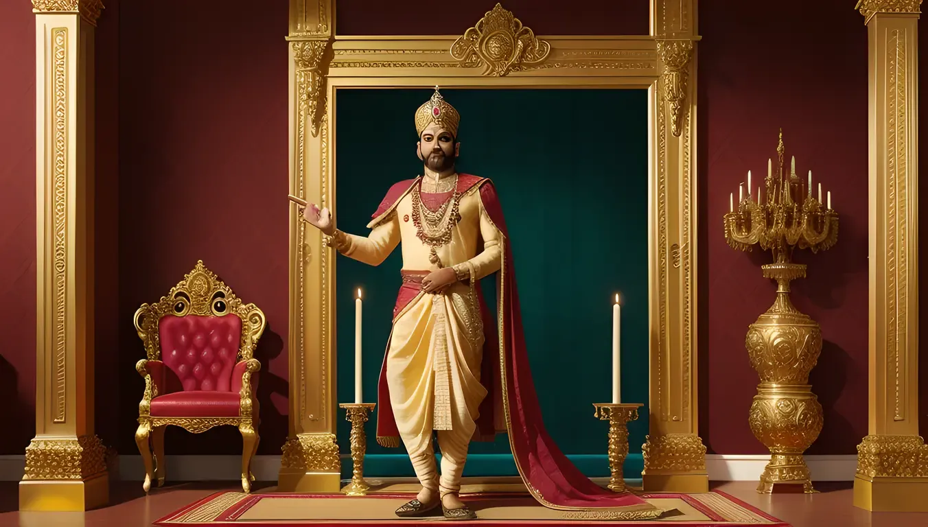 Birbal's Regal Images: Ruling Kingdom with Wit and Wisdom