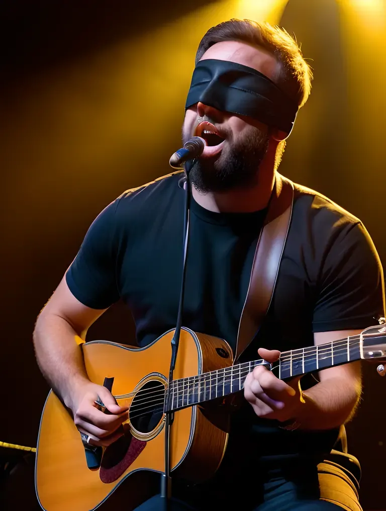Blindfolded Passion and Musical Talent
