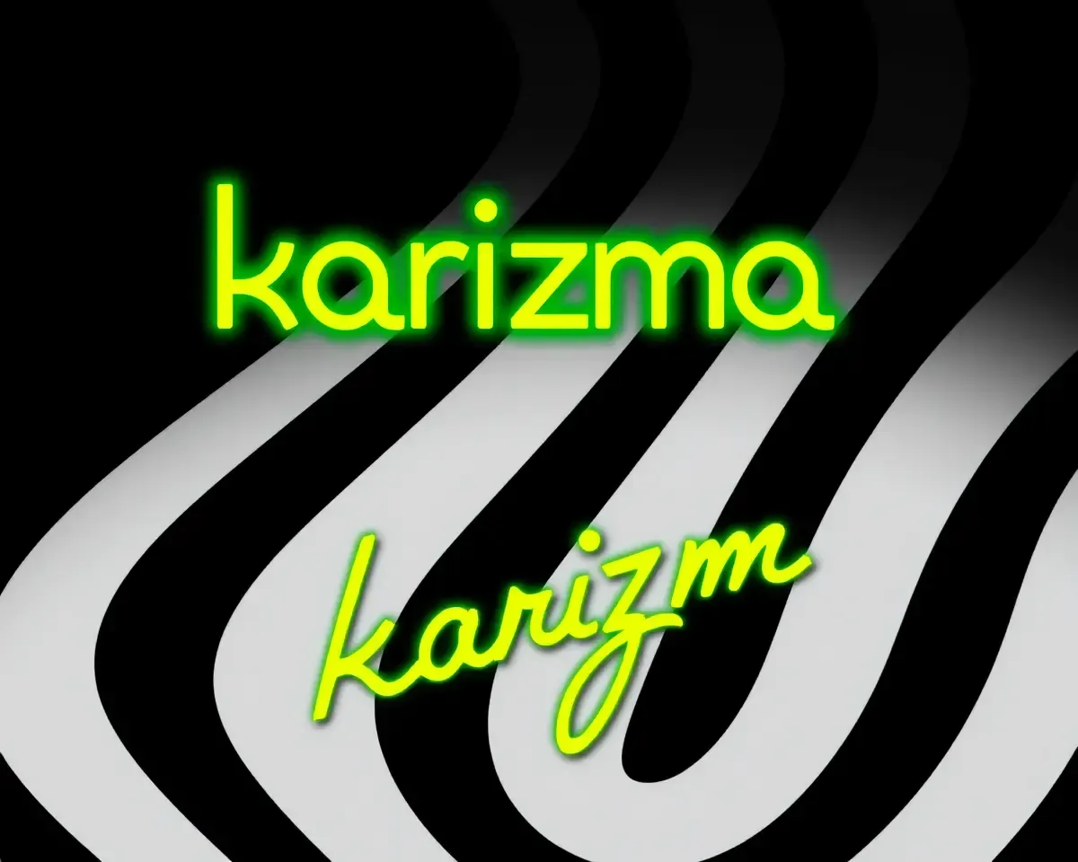Bold Neon Green Karizma Album Title Background HD