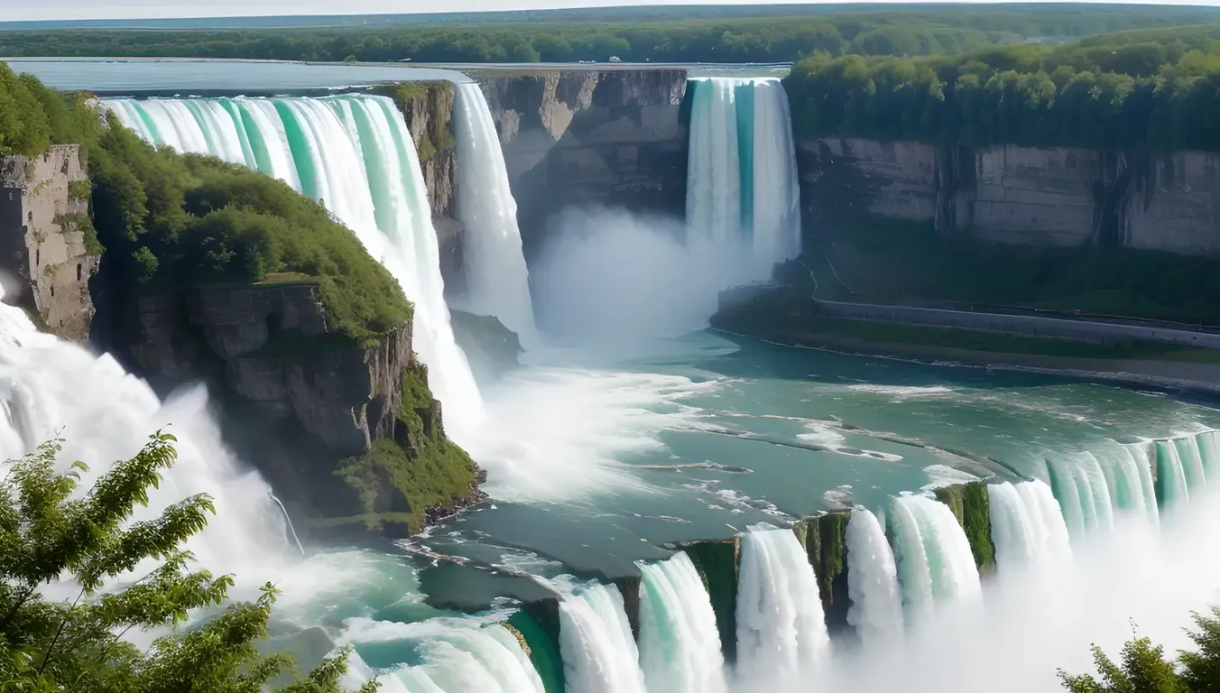 Breathtaking Niagara Falls Photo Features Waterfall