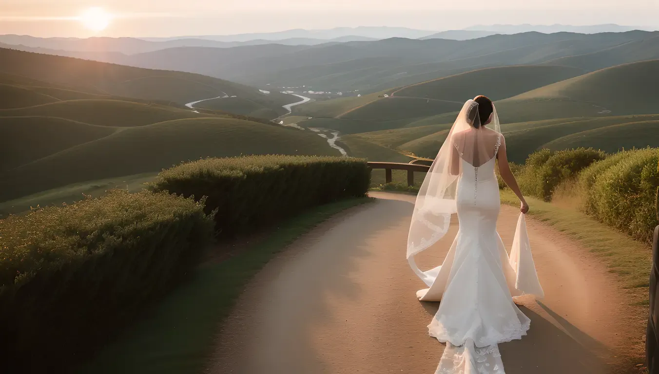 Bride's Solo Journey to New Life in Pre-Wedding Shoot.