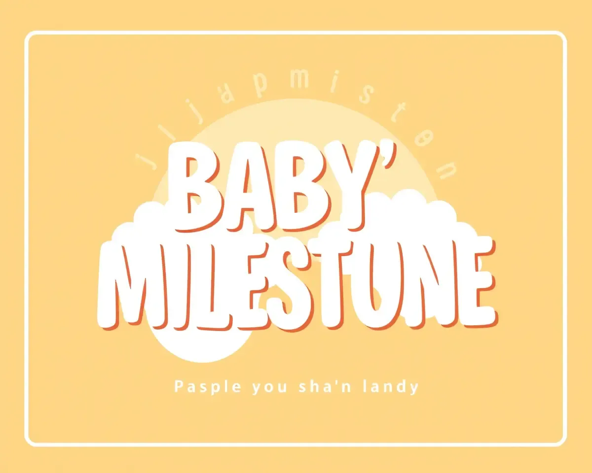 Bright Sunny Background for Baby's Milestone Card Design