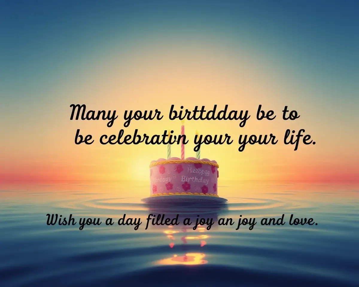 Celebrate Life Birthday Wishes in Marathi