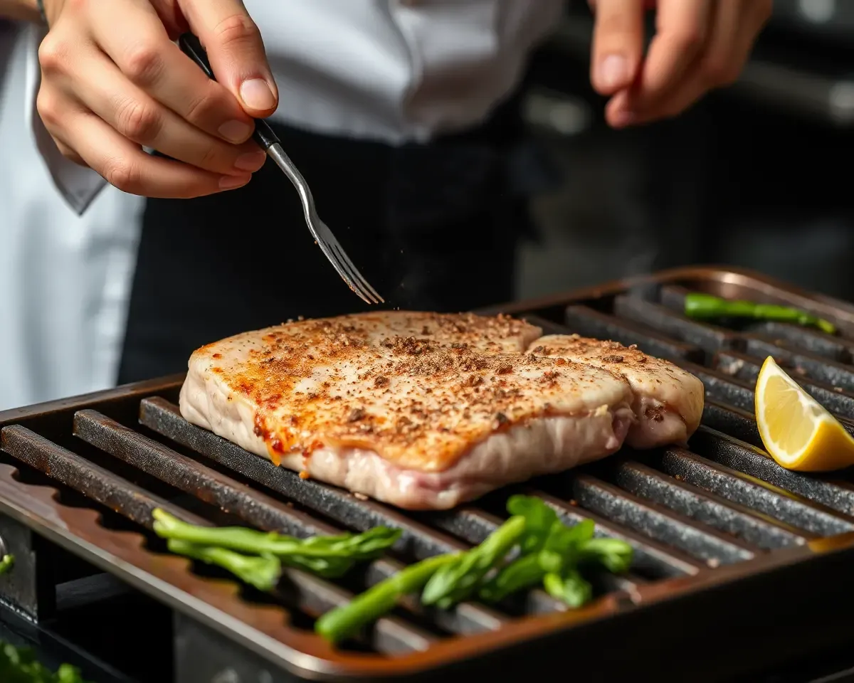 Chef Seasons Pork Cutlet for Perfect Grilling