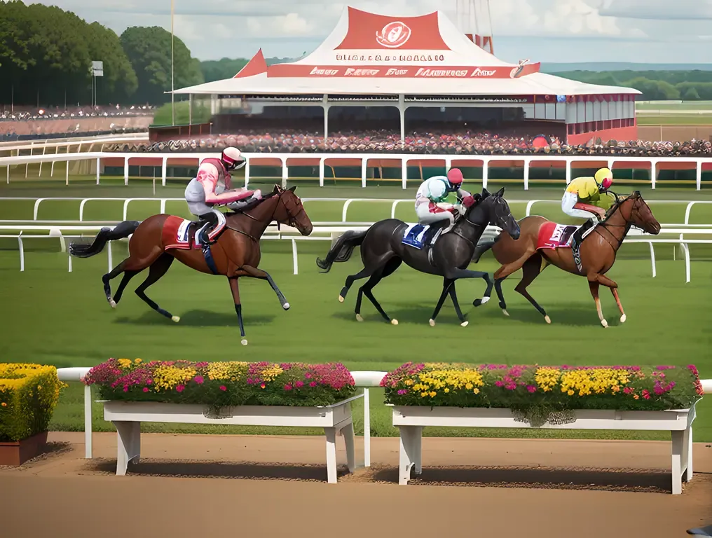 Chester Races Feature Iconic Roodee Stand in Background