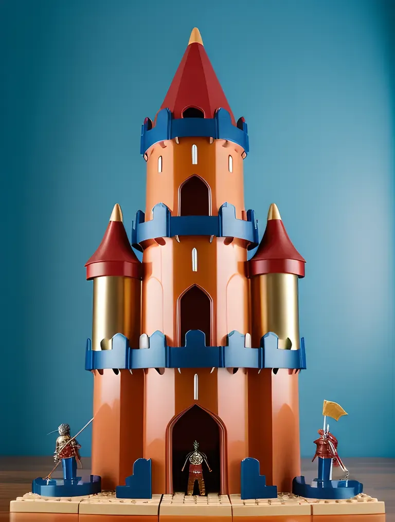 Child's Imagination Comes to Life with Toy Castle