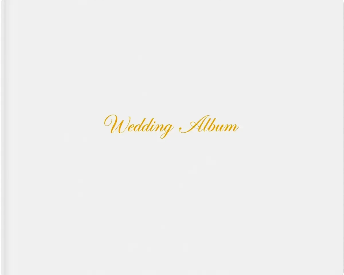 Classic Timeless Wedding Album Cover PSD Free Download 12x36