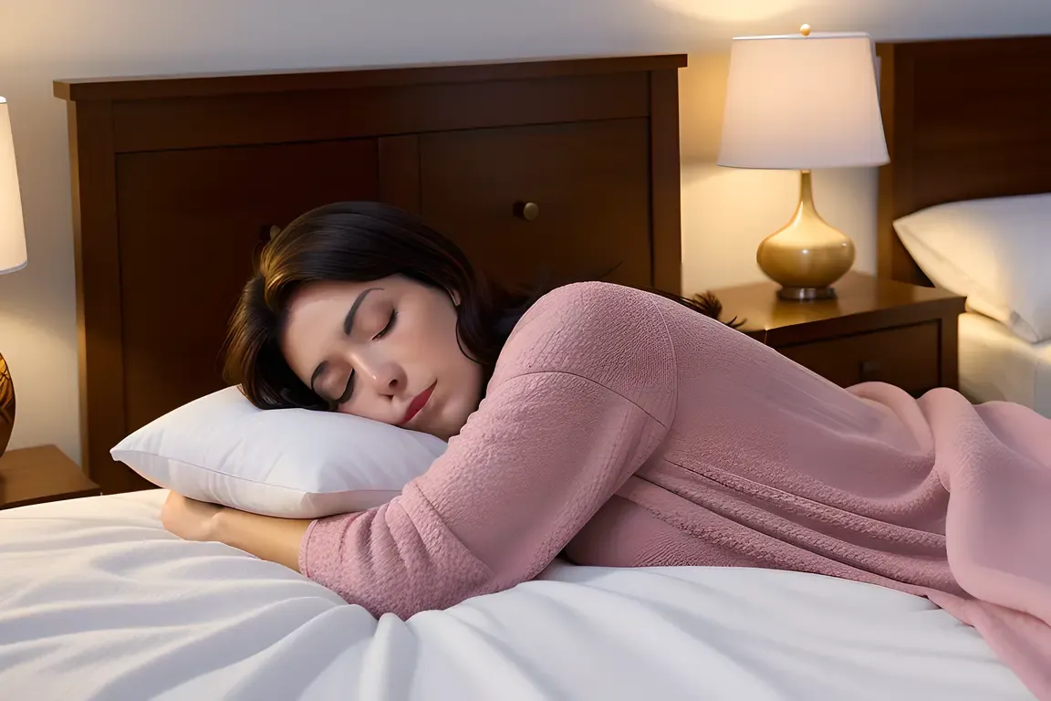 Cozy Bed Scene with Gentle Zzzzz Sound