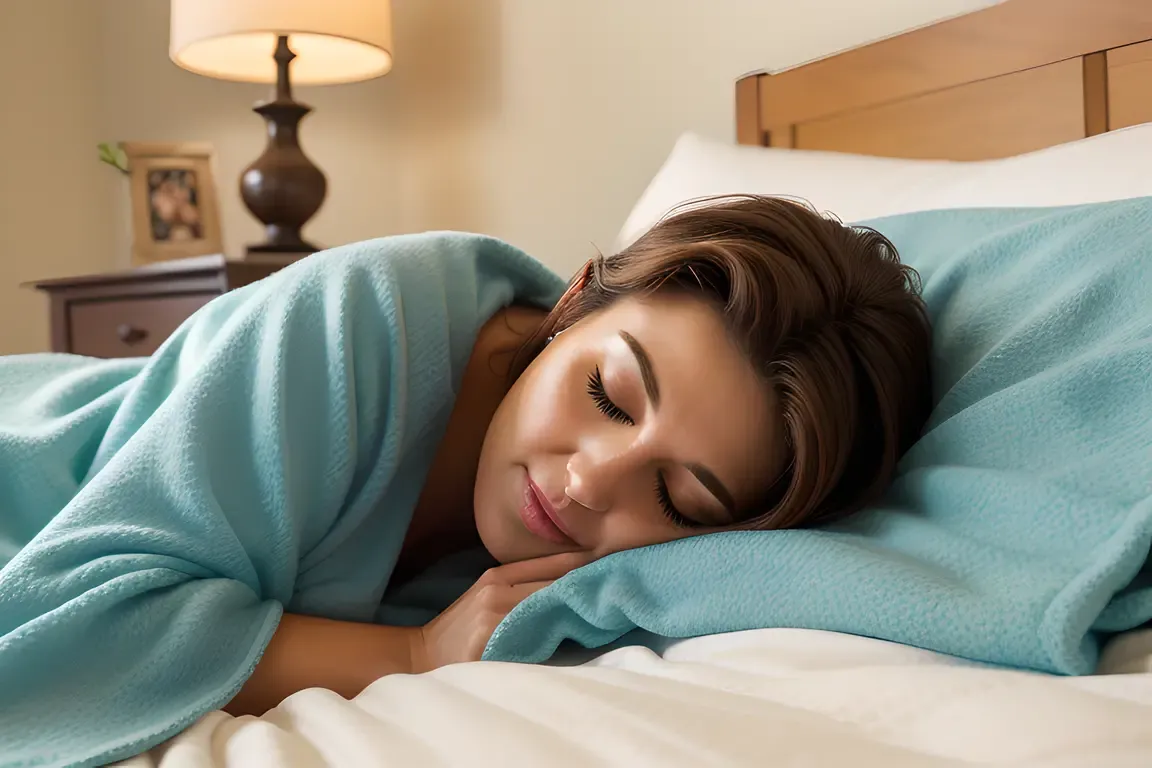 Cozy Bed with Gentle Zzzzz Sound Effect