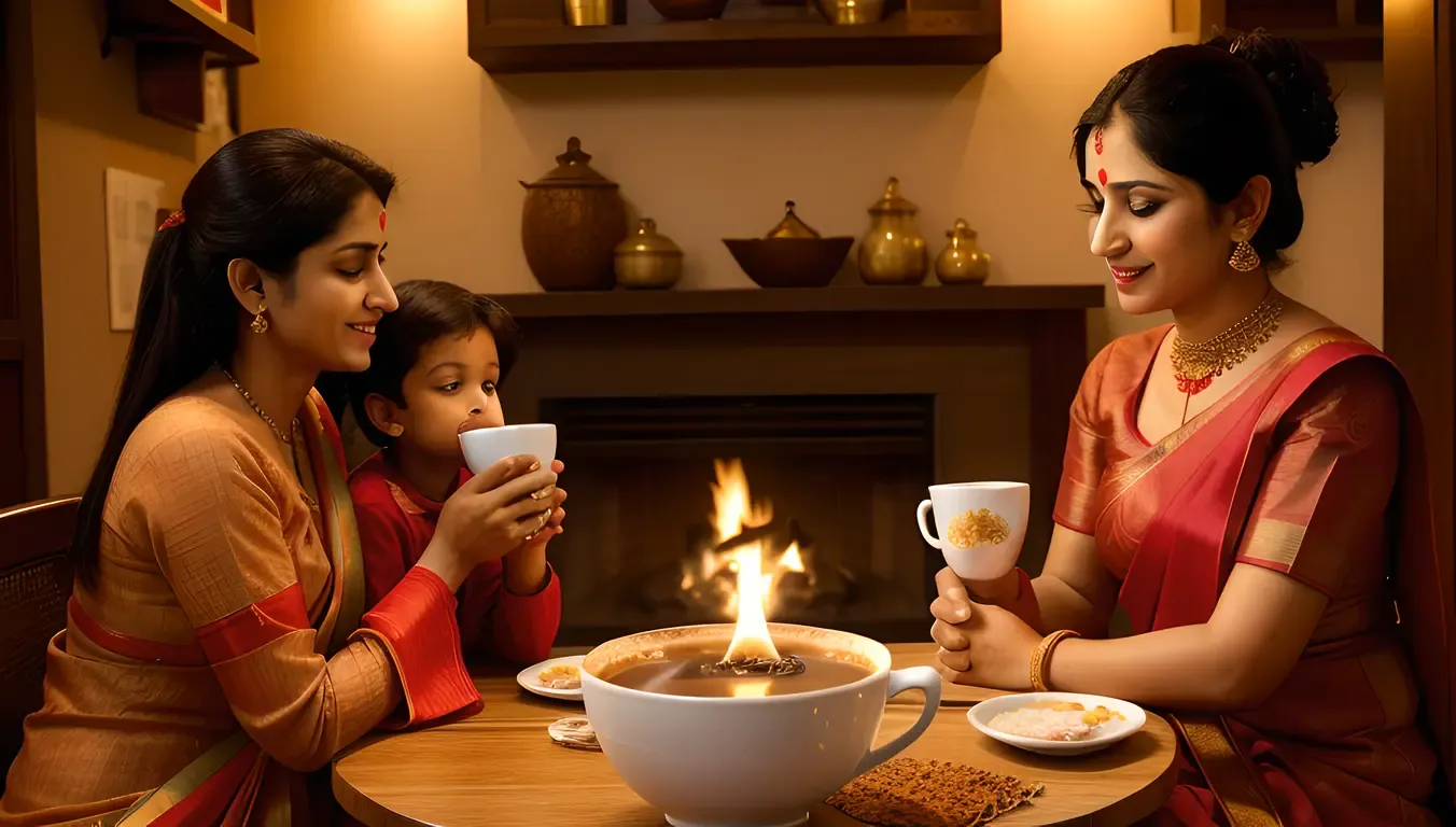 Cozy Deshi Bhabhi Sharing Heart-to-Heart Conversation with Family