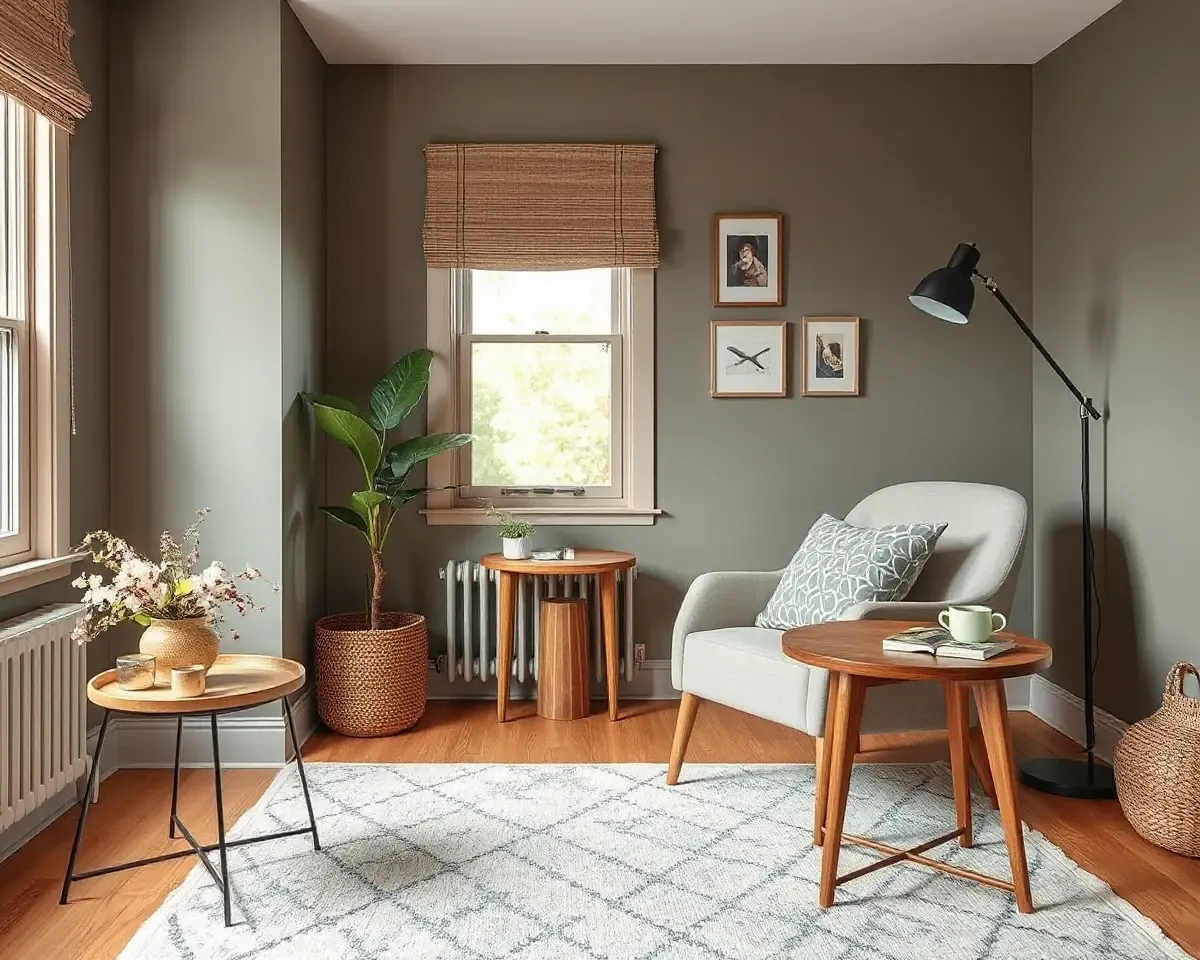 Cozy Farnichar Tebal Side Table Reading Nook Design