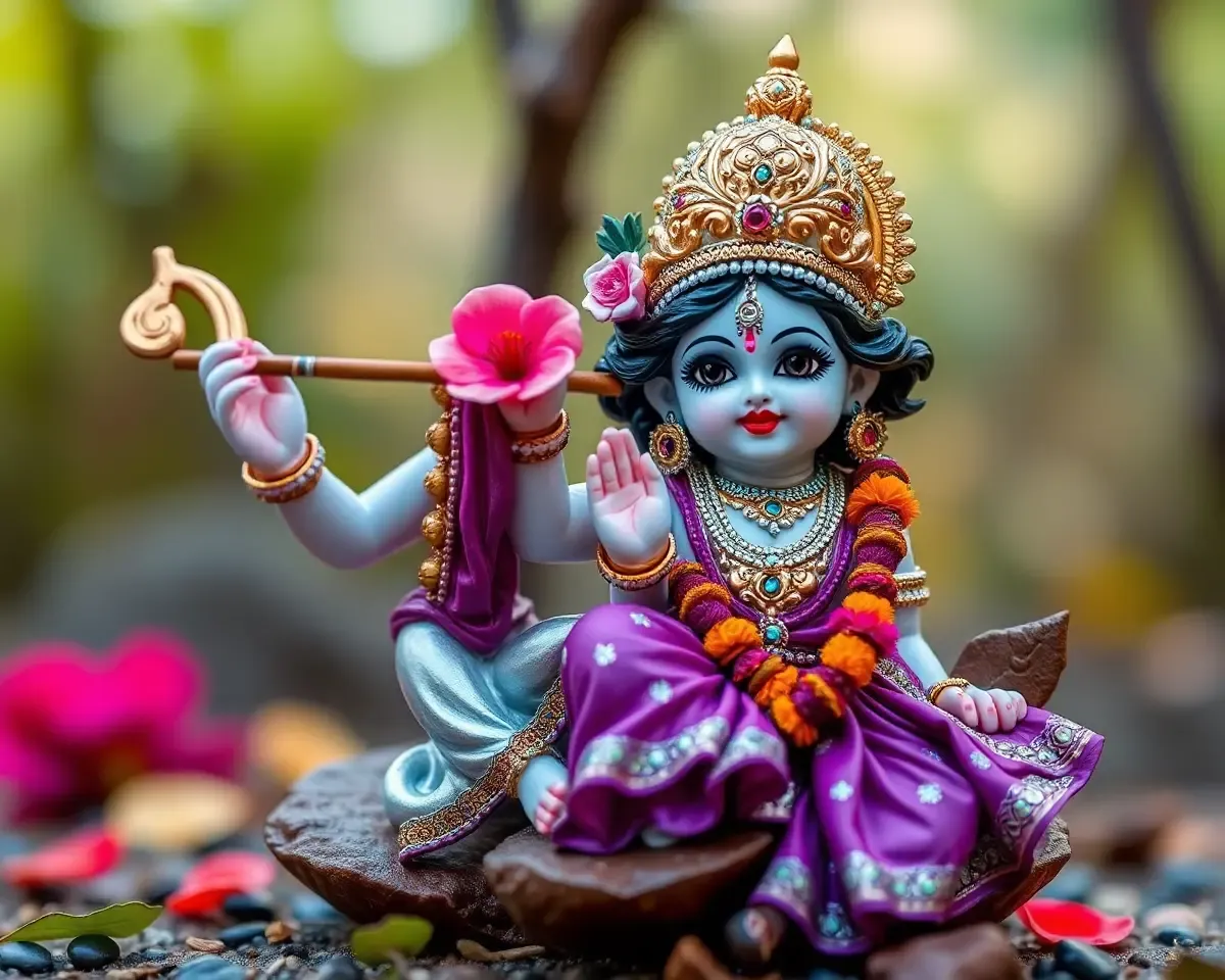Cute Little Radha Krishna Images for Devotees