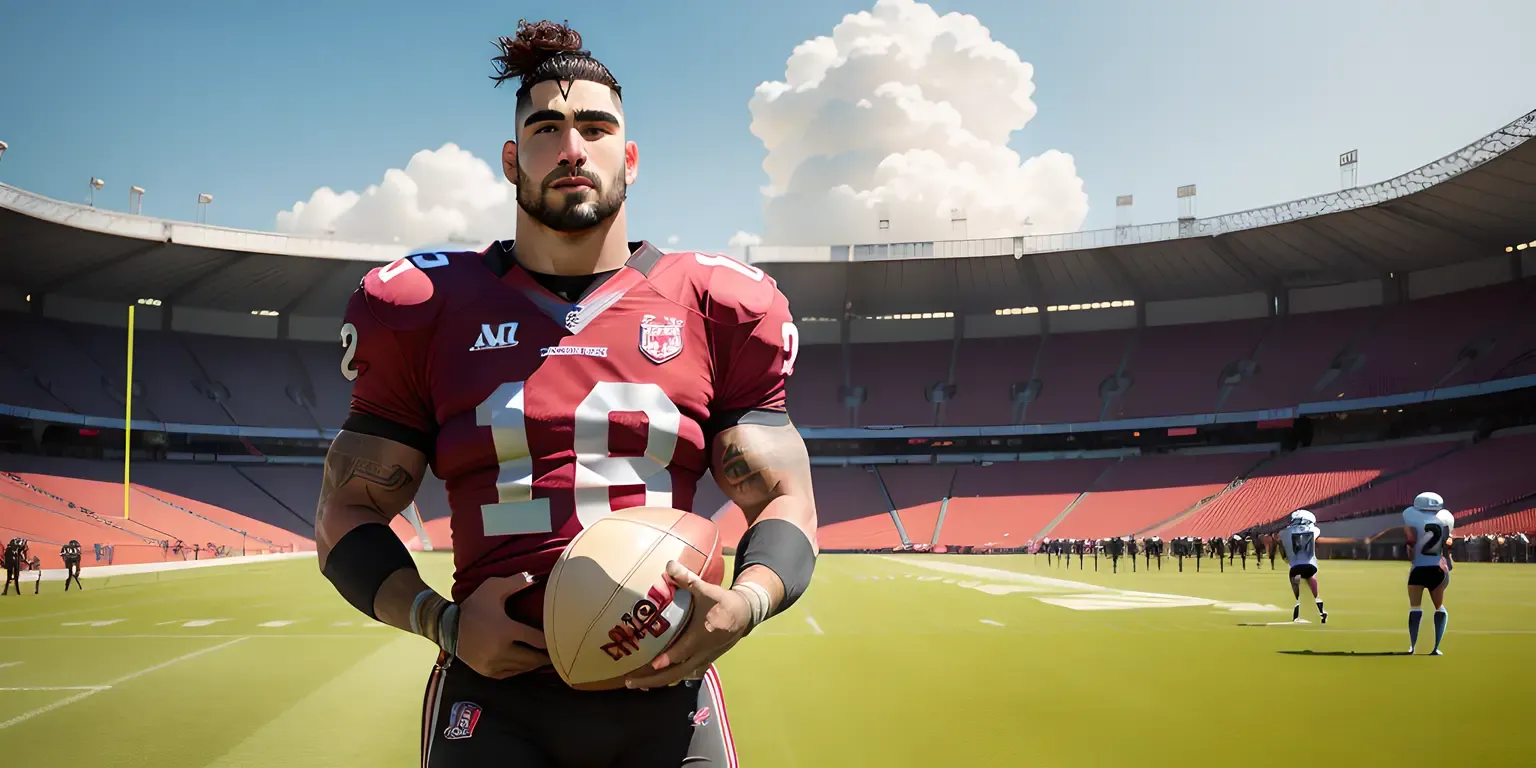 David Fifita in Football Jersey on Lush Green Field