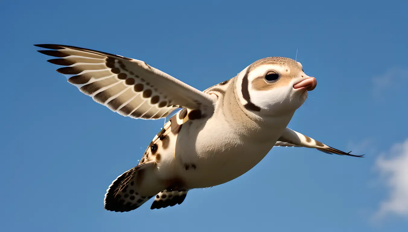 Defying Gravity with Majestic Puffer Fish Flight
