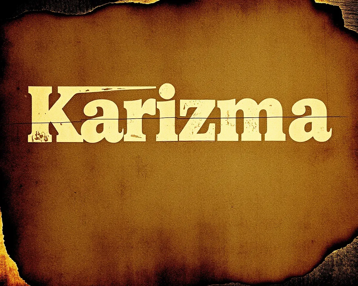 Distressed Vintage Karizma Album Cover Art Background HD