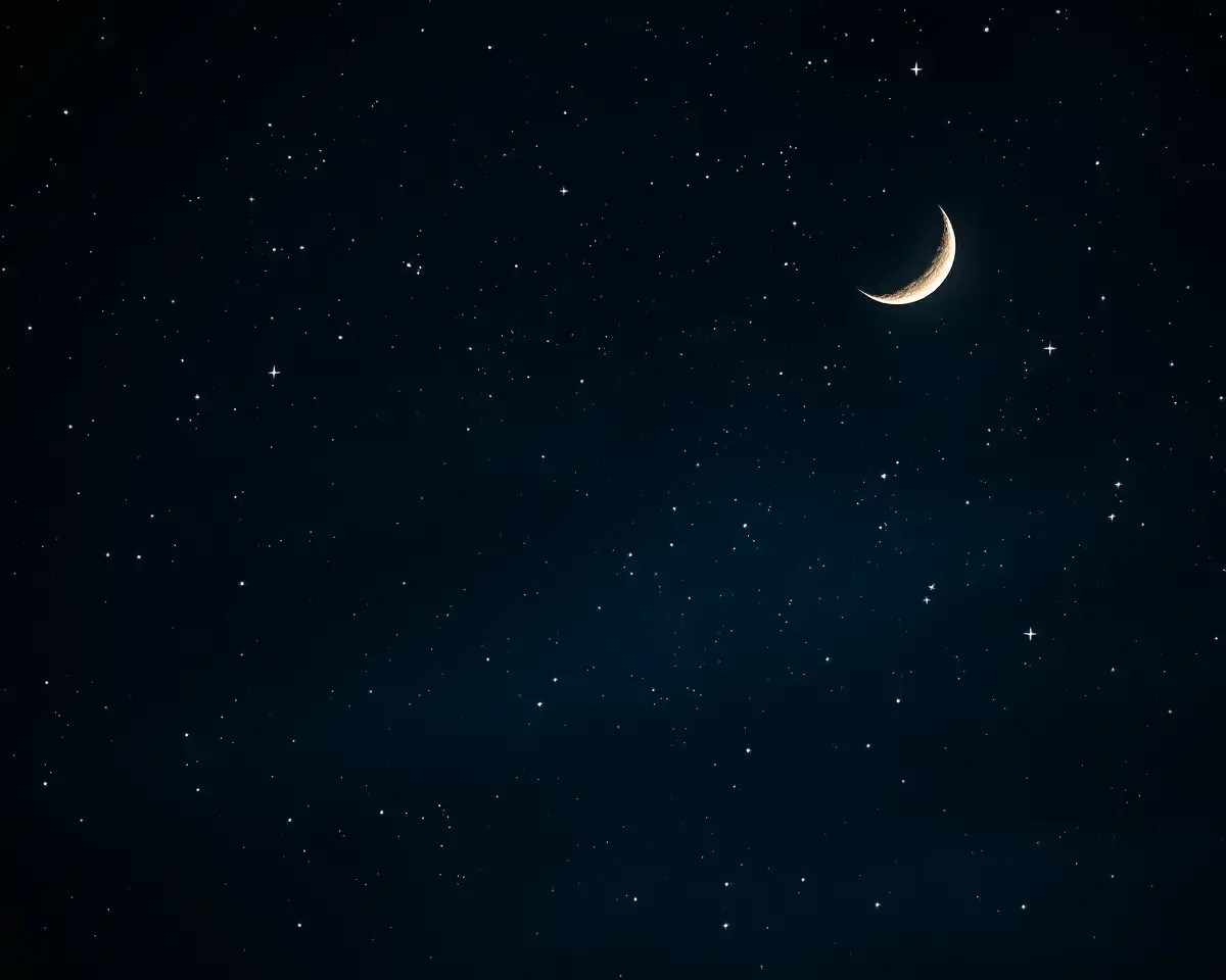 Dramatic Night Sky for 12x36 Album Background