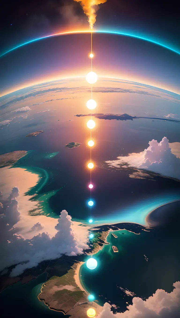 Earth's Atmosphere Oxygen: Tiny Blue Spheres Support Life